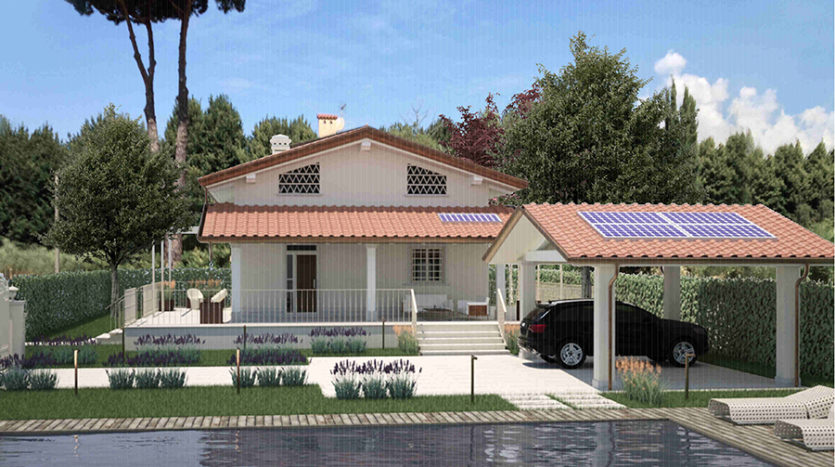 Nuova villa con piscina in vendita nella campagna di Pietrasanta Cod 1401
