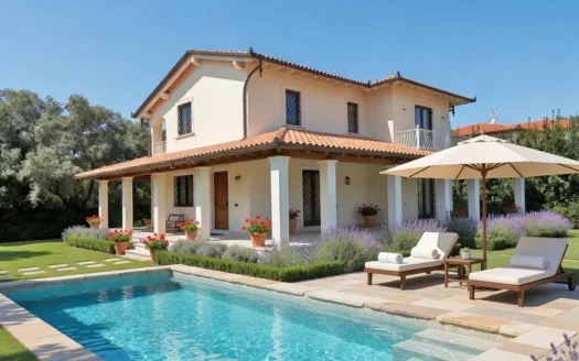 Villa con piscina in vendita nella campagna di Pietrasanta Cod 1015