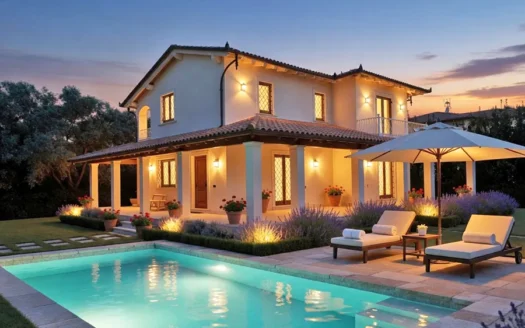 Villa a Pietrasanta – Nuova villa con piscina nella campagna di Pietrasanta