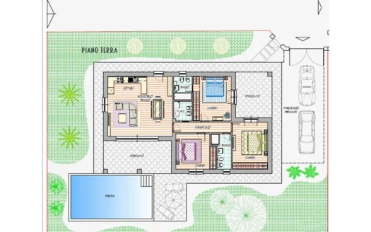 Villa al mare – Villa di nuova costruzione in vendita a Marina di Pietrasanta
